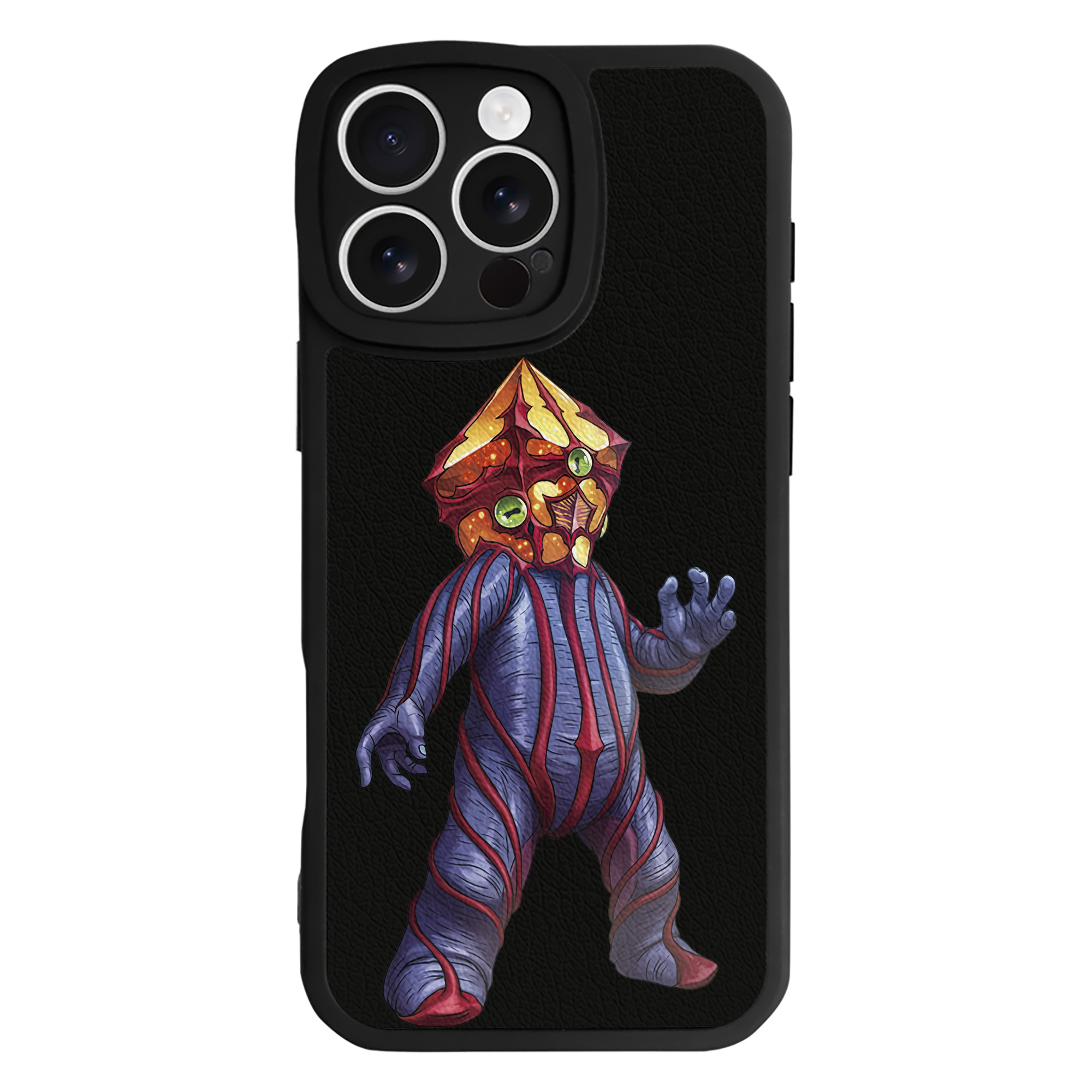 （画像用） ウルトラマン Ultraman 【iPhone 16シリーズ対応】シリコンスマホケース（レザー調） 材質：シリコン